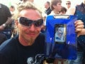 Olympic flame caricatures