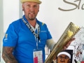 Olympic flame caricatures