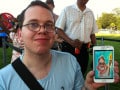 Olympic flame digital caricatures