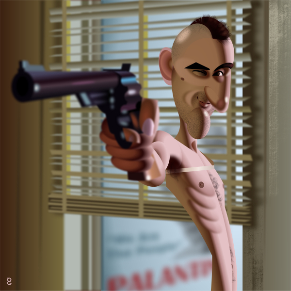 Taxi-Driver caricature