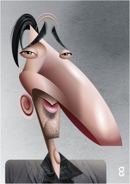 Adrien-Brody caricature