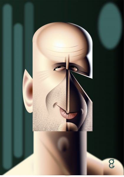 Bruce-Willis caricature