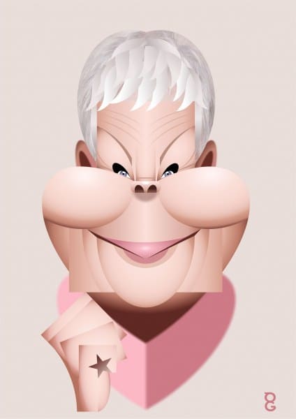 Judy-Dench caricature