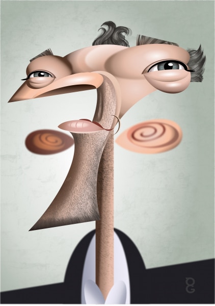 Vincent-Cassel caricature