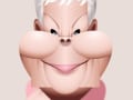 Judy-Dench caricature