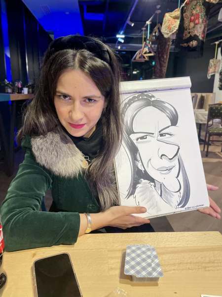 caricatura evenimentului corporativ