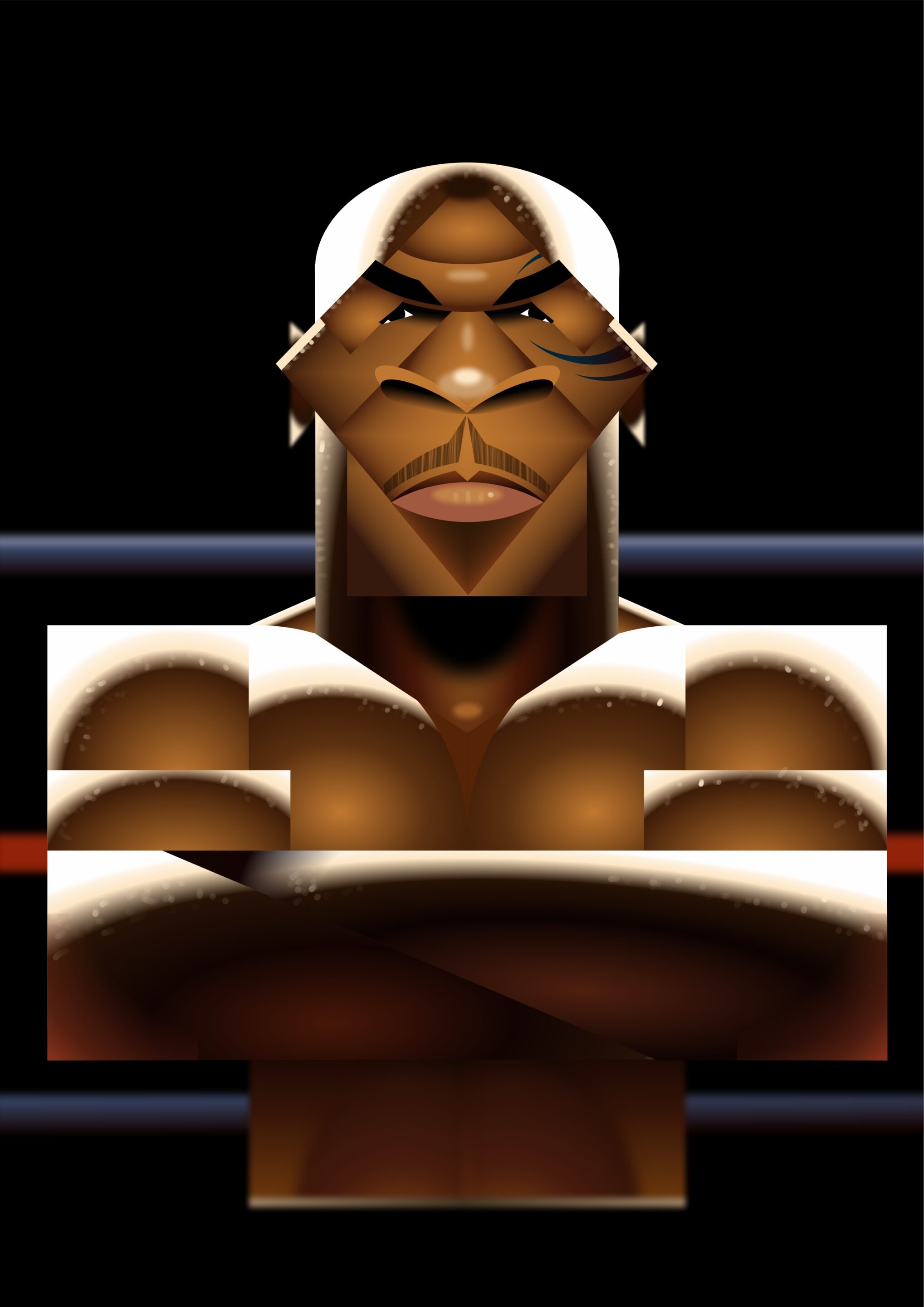 Mike Tyson caricature