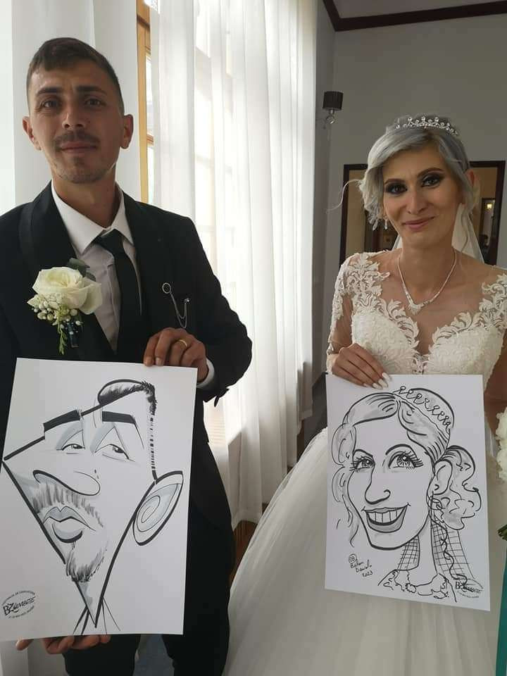 caricaturi la nunta